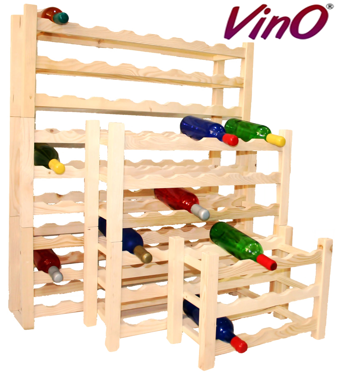 rafturi din lemn pentru vin VinO