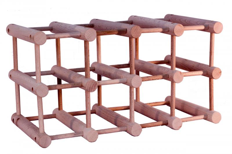 Raft lemn modular 12 sticle