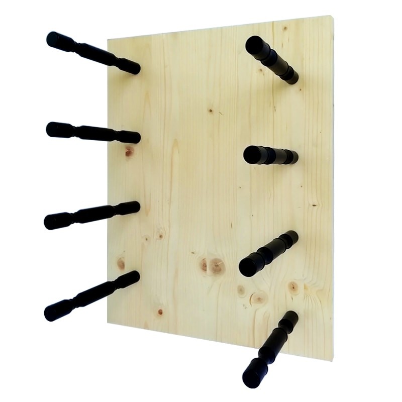 Set suporti negri dubli 8 sticle vin