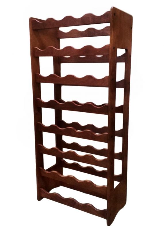 Raft lemn 32 sticle vin