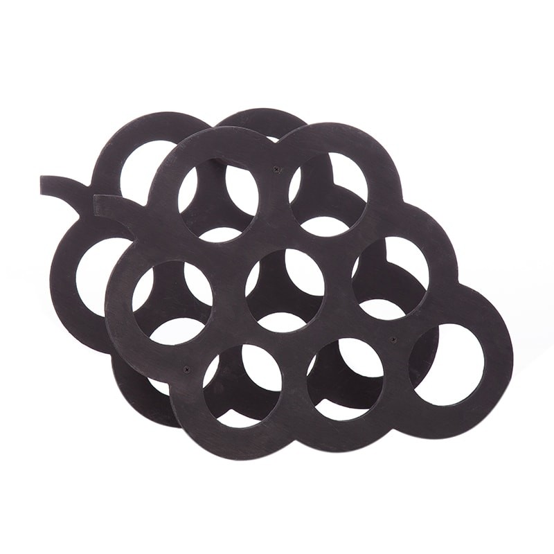 Raft Grappino negru 8 sticle vin