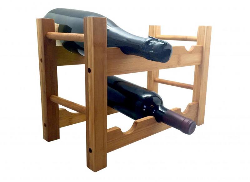 Rastel bambus 6 sticle vin