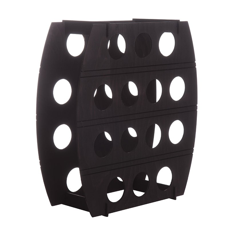 Raft negru tip butoi 14 sticle