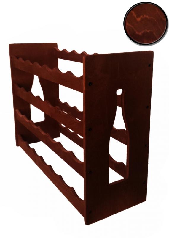 Raft lemn 28 sticle vin