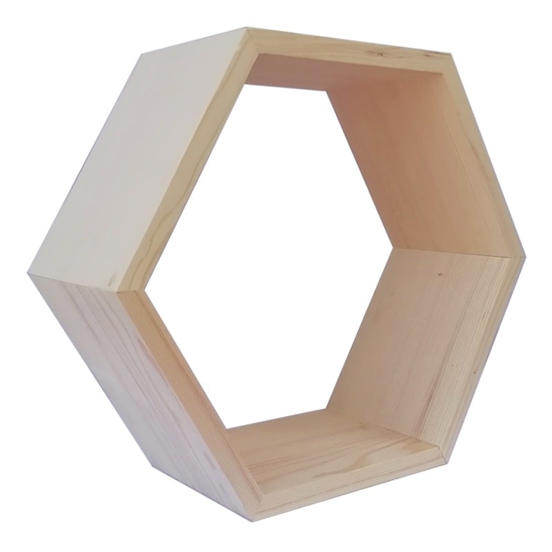 Raft hexagonal 4 sticle vin