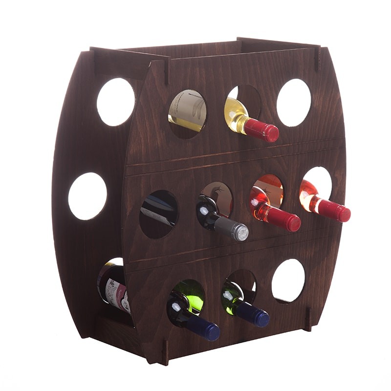 Raft maro tip butoi pentru 10 sticle