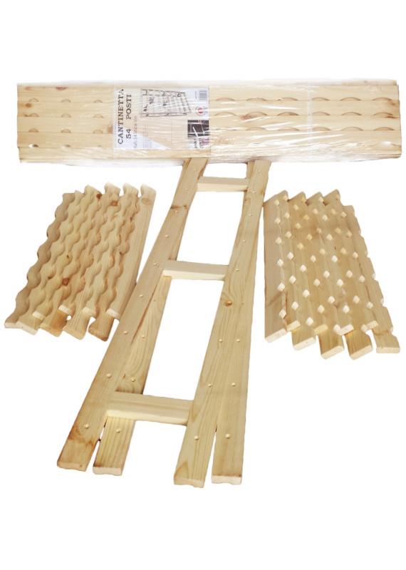 Raft lemn 54 sticle vin