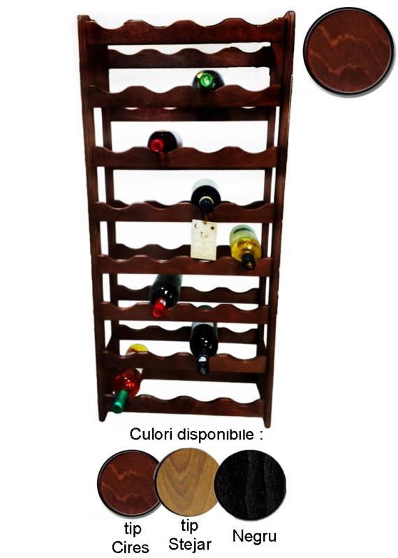 Raft lemn 32 sticle vin